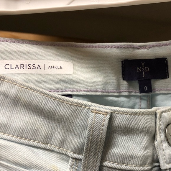 NYDJ Light Blue Clarissa Ankle Skinny Jeanss - Picture 3 of 3